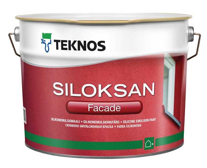 Teknos (Текнос) SILOKSAN FACADE силоксановая фасадная краска