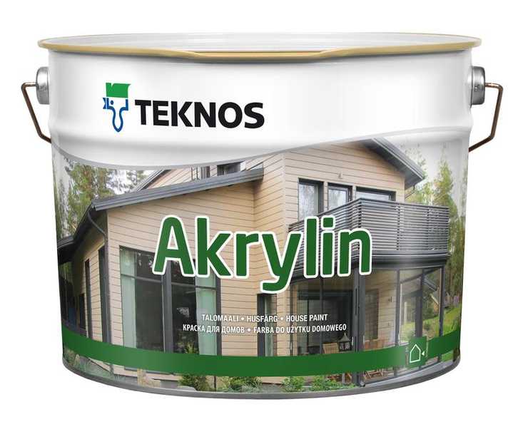 Teknos (Текнос) AKRYLIN PM1 краска для домов