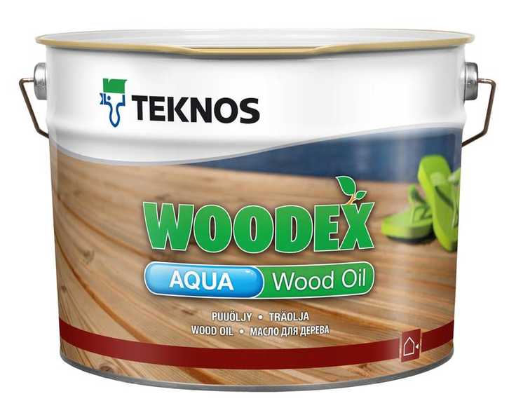 Teknos (Текнос) WOODEX AQUA WOOD OIL масло