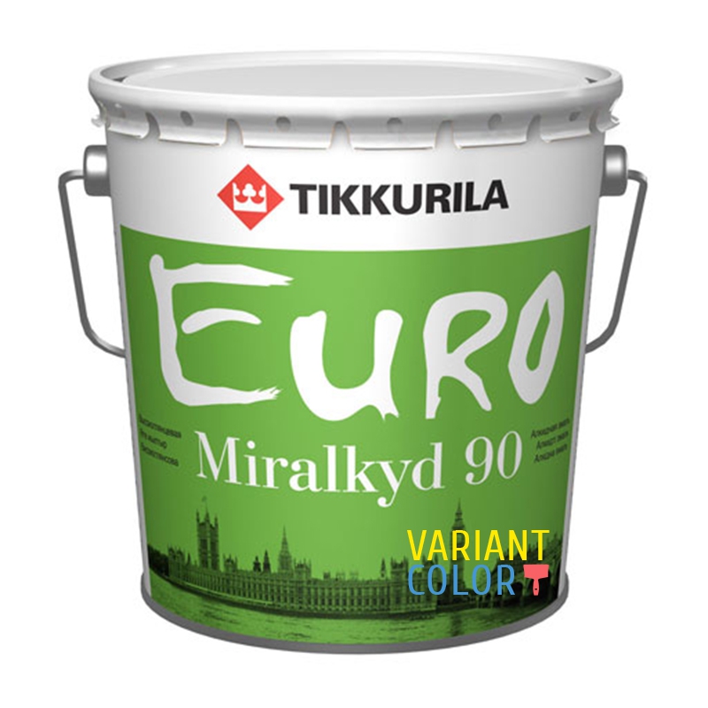 Эмаль EURO MIRALKYD 90 A в/гл