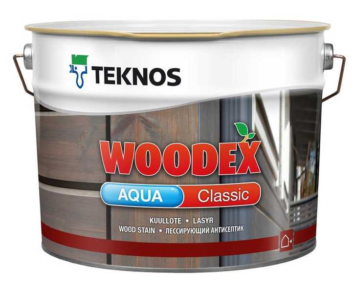 Teknos (Текнос) WOODEX AQUA CLASSIC лессирующий антисептик