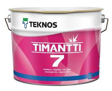 Teknos (Текнос) TIMANTTI 7 PM1 мат. акрилатная краска